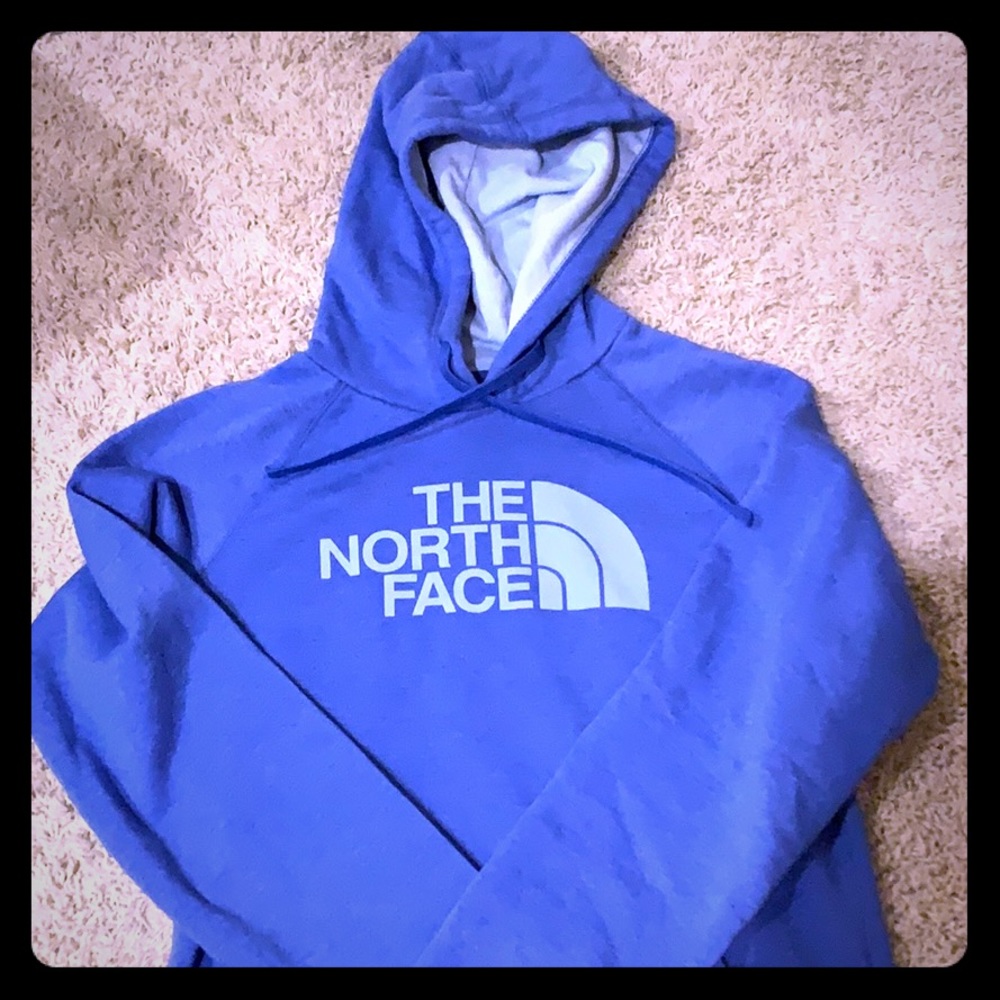 North face size small hoodie with fleece inside